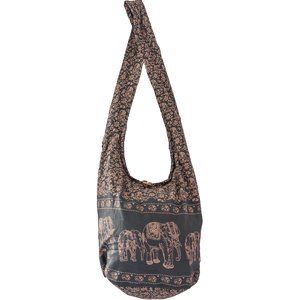 Sling Bag Cotton - Large Boho Hiie Hobo Handbag - 40 Prints - Unisex C T_T